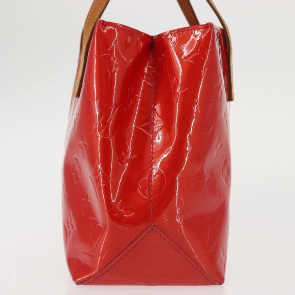 LOUIS VUITTON Monogram Vernis Reade PM Hand Bag Red Rouge M91088 - Picture 5 of 12